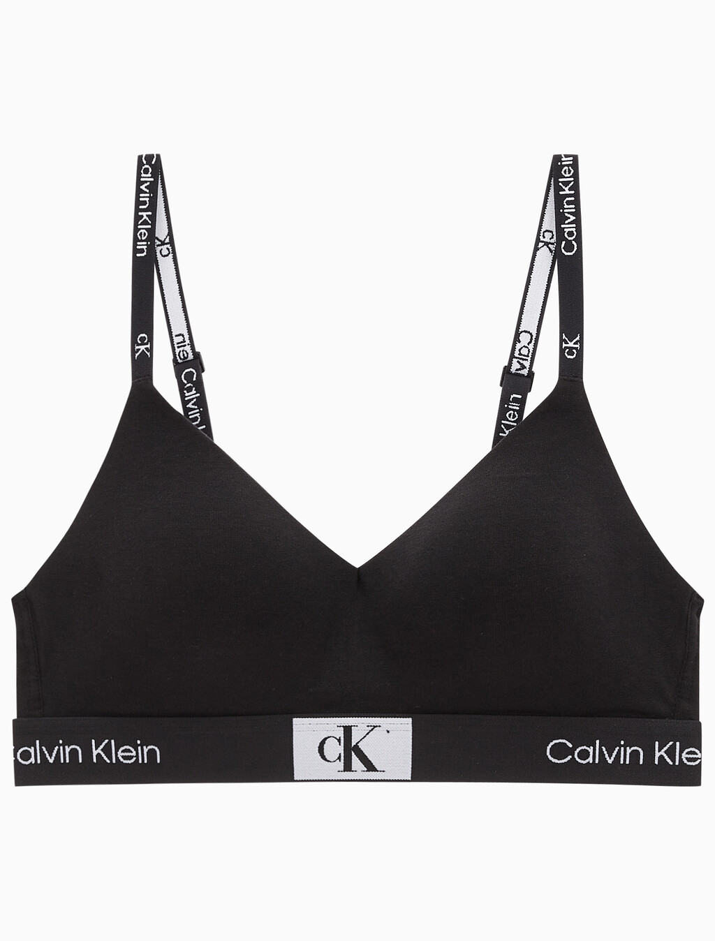 Buy 여성 1996 코튼 AF 라이틀리 라인드 브라렛 in color BLACK