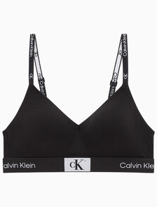 Buy 여성 1996 코튼 AF 라이틀리 라인드 브라렛 in color BLACK