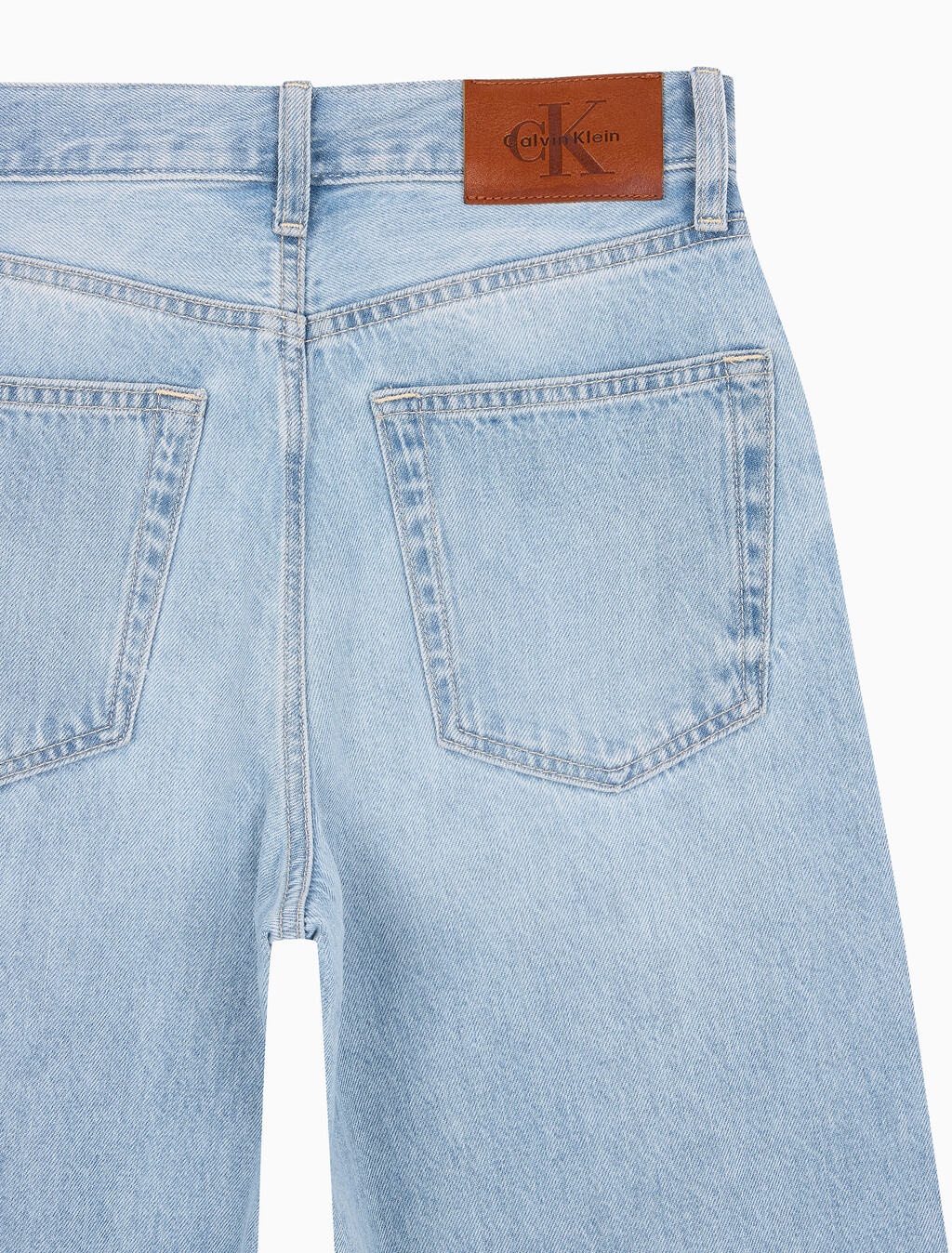 Buy 여성 와이드레그 에코 데님 in color Light Blue