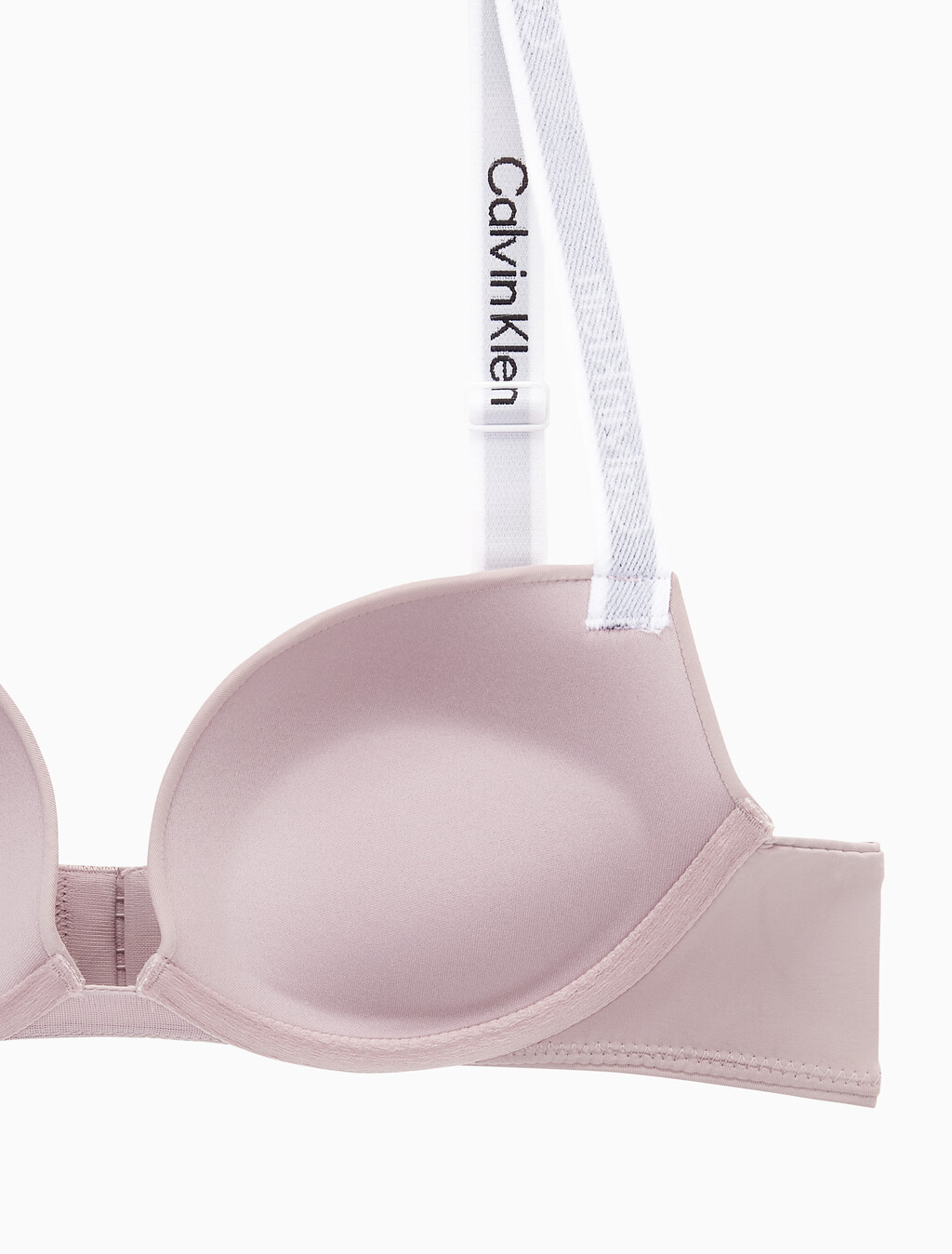 Buy 여성 테일러드 로고 푸쉬업 플런지 브라 in color GRAY ROSE