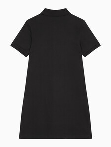 Buy 여성 CK 로고 폴로 반팔 원피스 in color CK BLACK