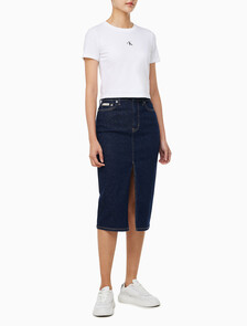 Buy 여성 펜슬 데님 스커트 in color RINSE BLUE