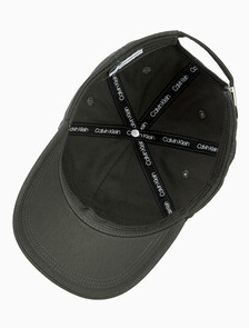 Buy 남녀공용 CKJ 모노그램 엠브로이더리 볼캡 in color CHARCOAL