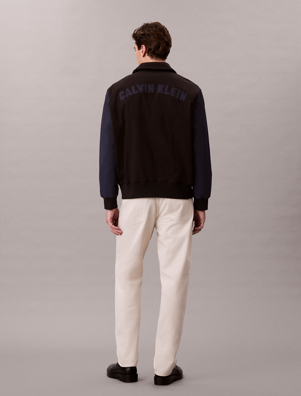 Buy 남성 90s 테이퍼핏 아이보리 데님 in color Chalk