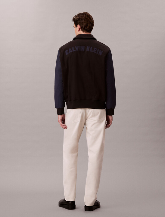 남성 90s 테이퍼핏 아이보리 데님