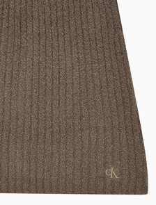 Buy 여성 셔닐 미니 스커트 in color BROWN