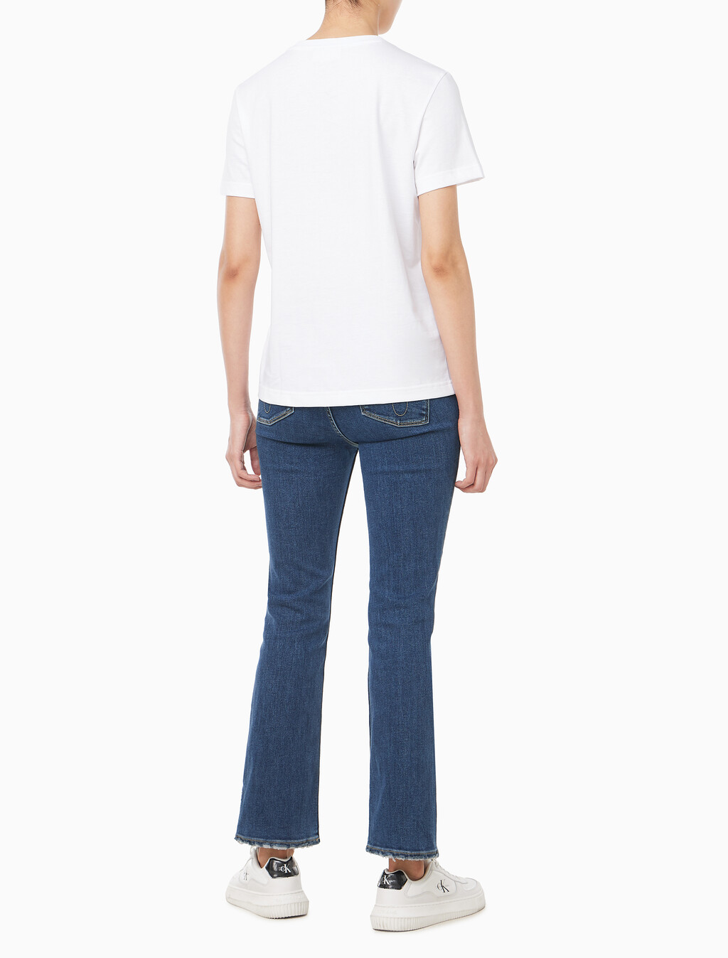 Buy 여성 아카이브 저지 크루넥 반팔 티셔츠 in color BRILLIANT WHITE