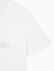 Buy 슬림핏 캘빈클라인 로고 티 in color BRIGHT WHITE