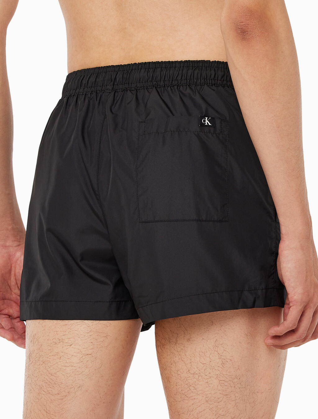 Buy 남성 CKJ 모노그램 스윔 쇼츠 in color CK BLACK