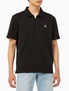 Buy 남성 릴렉스핏 피케 폴로 반팔 티셔츠 in color CK BLACK