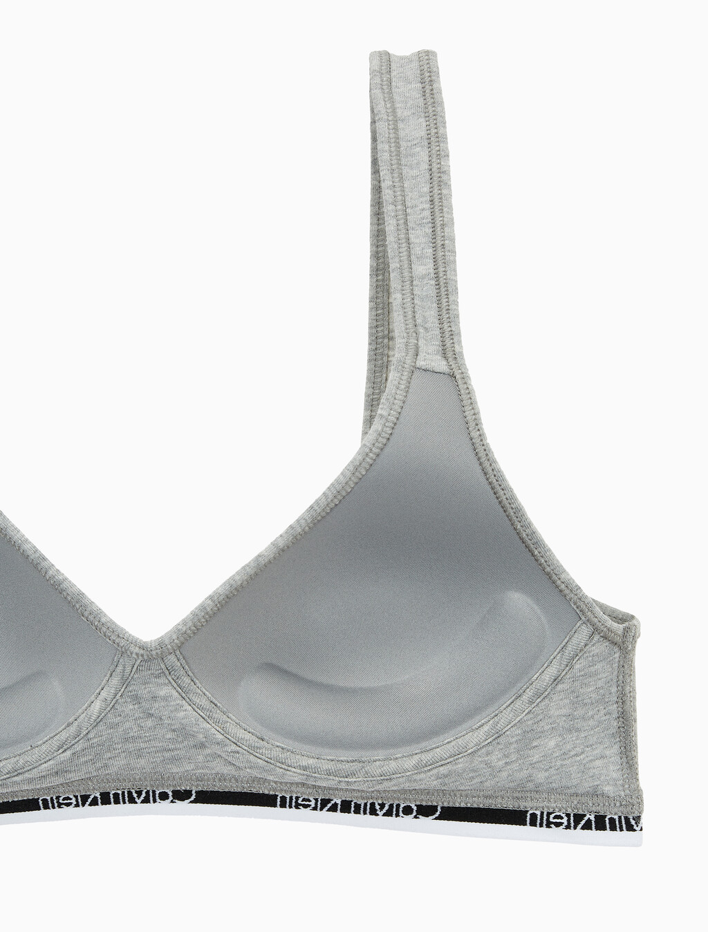 Buy 여성 캐러셀  패디드 브라렛 in color GREY HEATHER