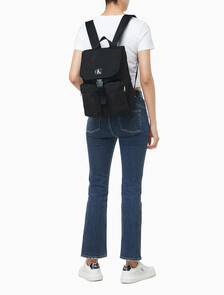 Buy CKJ 시티 나일론 백팩 in color BLACK