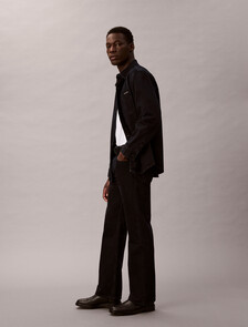 Buy 남성 부츠컷 블루블랙 스톤 데님 in color BLUE BLACK