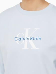 Buy 여성 모노로고 프렌치테리 릴렉스핏 스웻셔츠 in color LIGHT BLUE