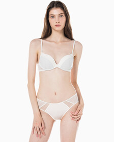 Buy 여성 CK 블랙 그래픽 레이스 AF 힙스터 팬티 in color VAPOROUS GRAY