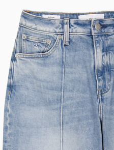 Buy 여성 90's 스트레이트핏 라이트블루 데님 in color CHALKY BLUE