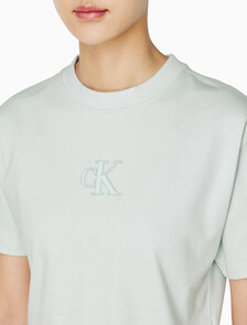 Buy 여성 크롭 반팔 티셔츠 in color MINT