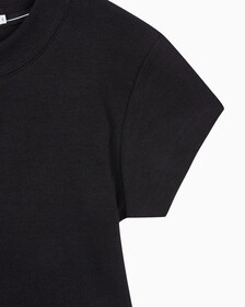 Buy 여성 모노그램 베이비 티셔츠 in color CK BLACK