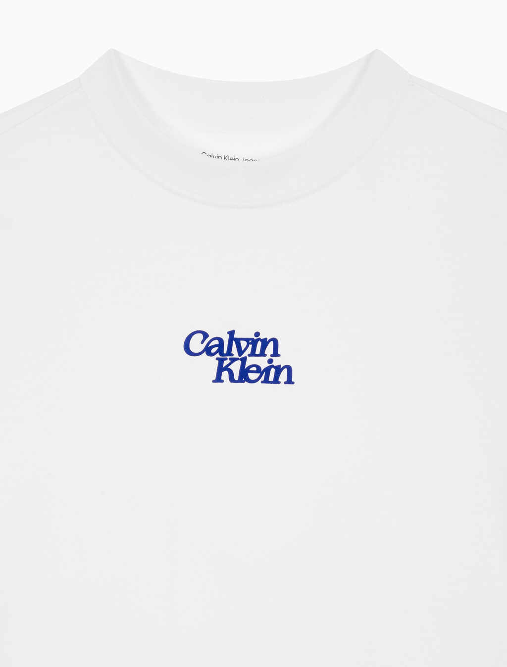 Buy 여성 플럭 로고 반팔 티셔츠 in color BRILLIANT WHITE
