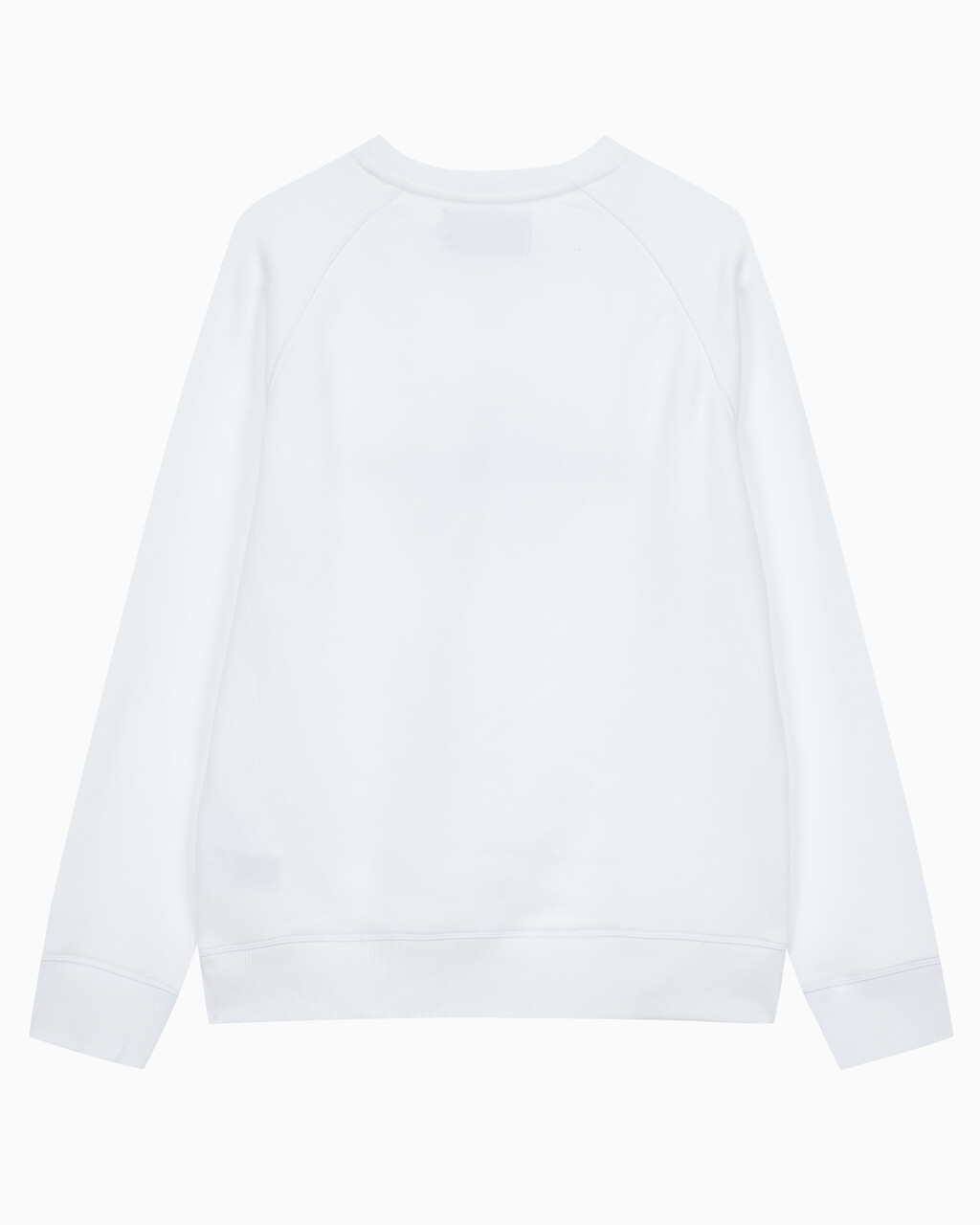 Buy 남성 레귤러핏 모노그램 로고 기모 스웨트셔츠 in color BRIGHT WHITE