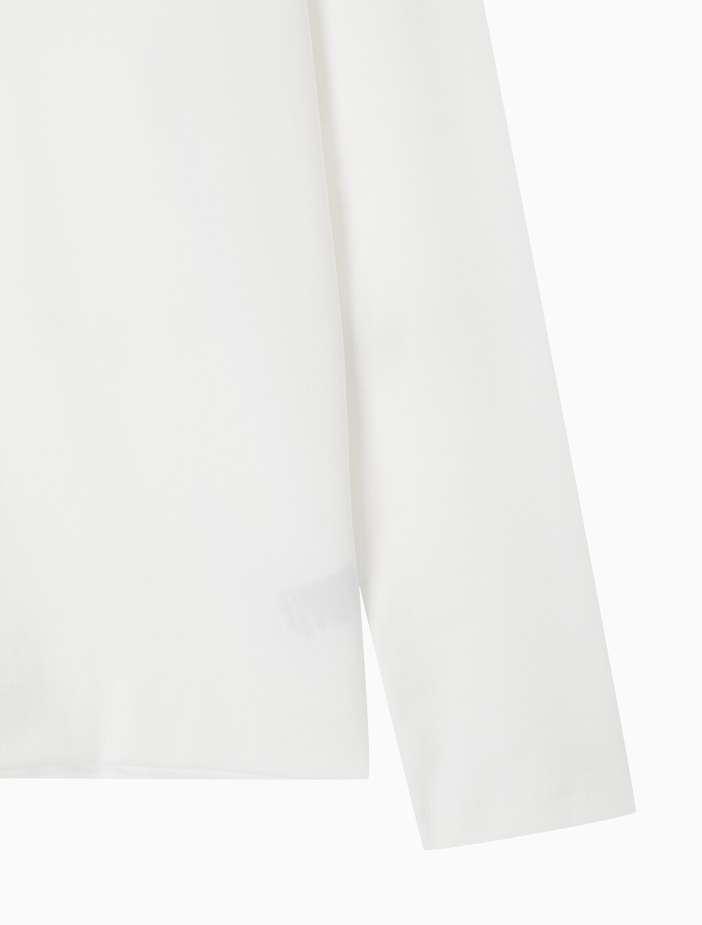 Buy 남성 클래식 핏 럭스 코튼 인터락 긴팔 티셔츠 in color BRIGHT WHITE