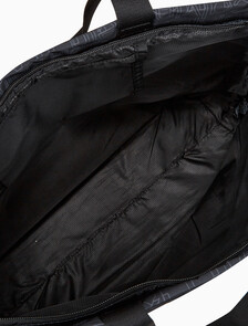 Buy 남녀공용 CK 쇼퍼 토트백 in color BLACK AOP/BLACK