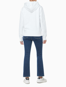 Buy 여성 아카이브 로고 프렌치 테리 후디 in color BRILLIANT WHITE