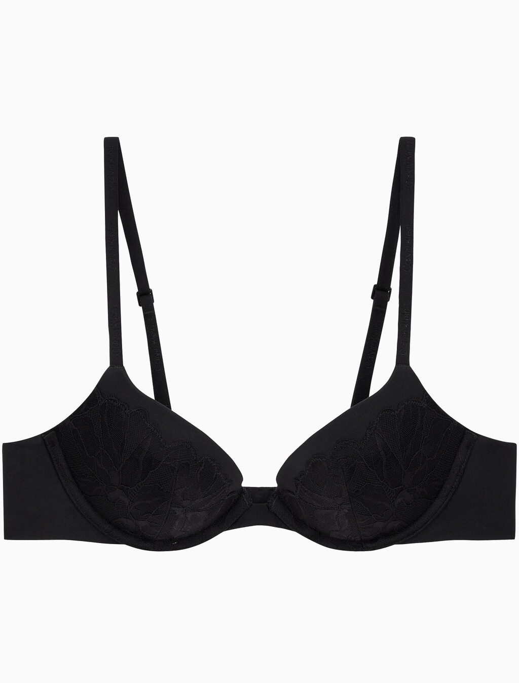 Buy 여성 퍼펙틀리 핏 레이스 AF 푸쉬업 브라 in color BLACK