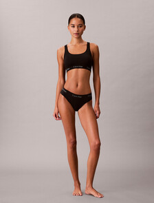 Buy 여성 심리스 립 라이틀리 라인드 브라렛 in color BLACK