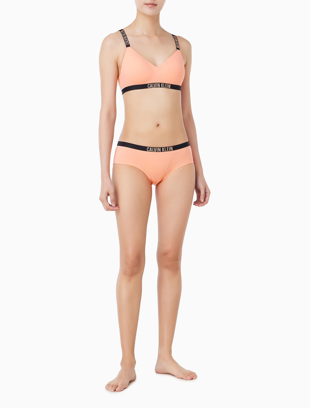 Buy 여성 인텐스 파워 마이크로파이버 쿨링 AF 브라렛 (H&E) in color PAPAYA PUNCH