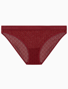 Buy 여성 스컬프트 레이스 비키니 in color Dark Red