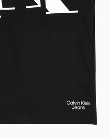 Buy 남성 CK 스캐터 로고 레귤러핏 반팔 티셔츠 in color CK BLACK