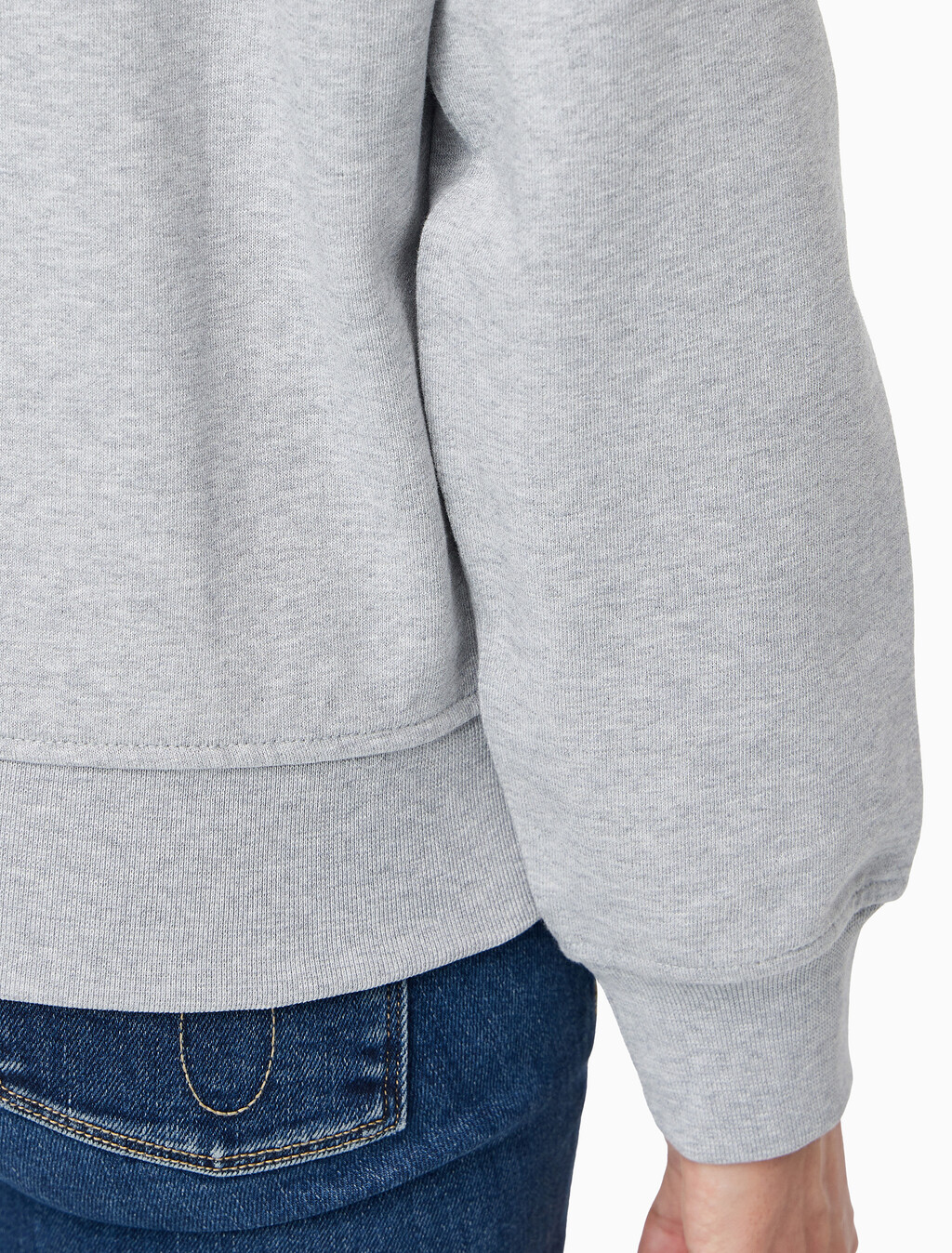 Buy 여성 아카이브 로고 프렌치 테리 후디 in color HEROIC GREY HEATHER