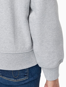 Buy 여성 아카이브 로고 프렌치 테리 후디 in color HEROIC GREY HEATHER