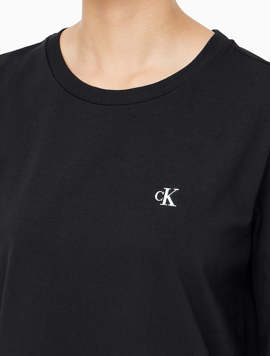 Buy 여성 아카이브 긴팔 티셔츠 in color CK BLACK