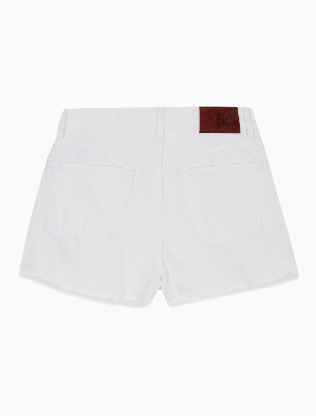 Buy 여성 90's 핏 3인치 디스트로이드 화이트 데님 쇼츠 in color CHALK WHITE DESTROY