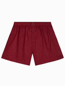 Buy 남성 코튼 포플린 박서 in color RED