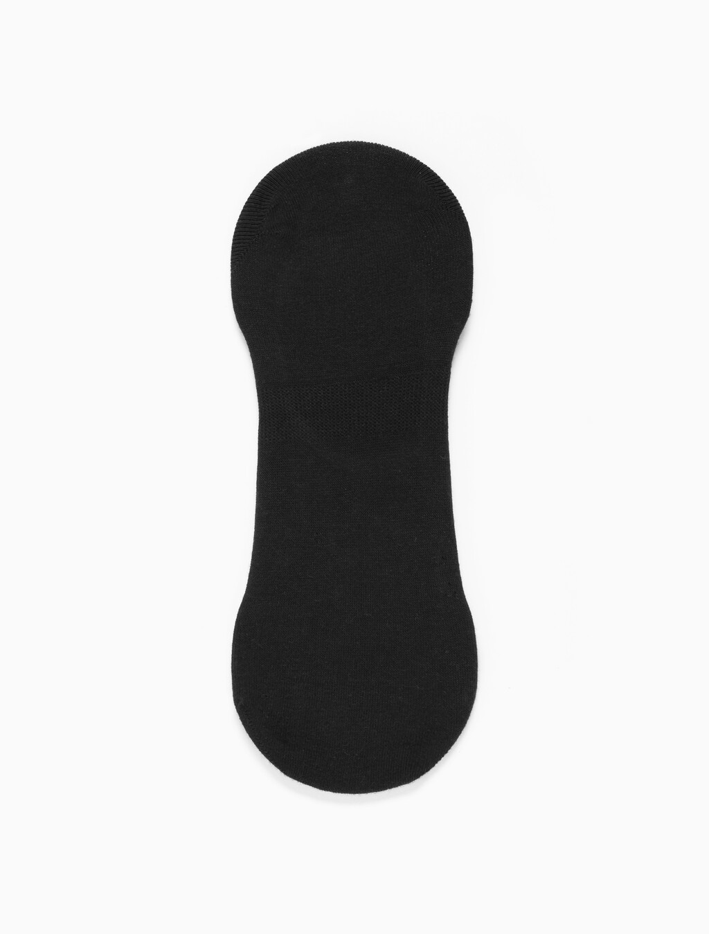 Buy 남성 콤드 코튼 로우컷 라이너 삭스 (화이트 1 PAIR) in color BLACK