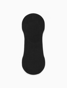 Buy 남성 콤드 코튼 로우컷 라이너 삭스 (화이트 1 PAIR) in color BLACK