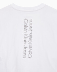 Buy 여성 그래픽 크롭 반팔 티셔츠 in color BRIGHT WHITE