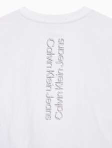 Buy 여성 그래픽 크롭 반팔 티셔츠 in color BRIGHT WHITE