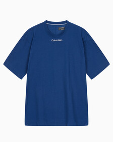 Buy 남성 CK 애슬레틱 릴렉스 핏 반팔 티셔츠 in color CRAYON BLUE