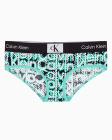Buy 여성 1996 코튼 AF 힙스터 팬티 in color LAYERED WAVY LOGO PRINT FRESH PEPPERMINT