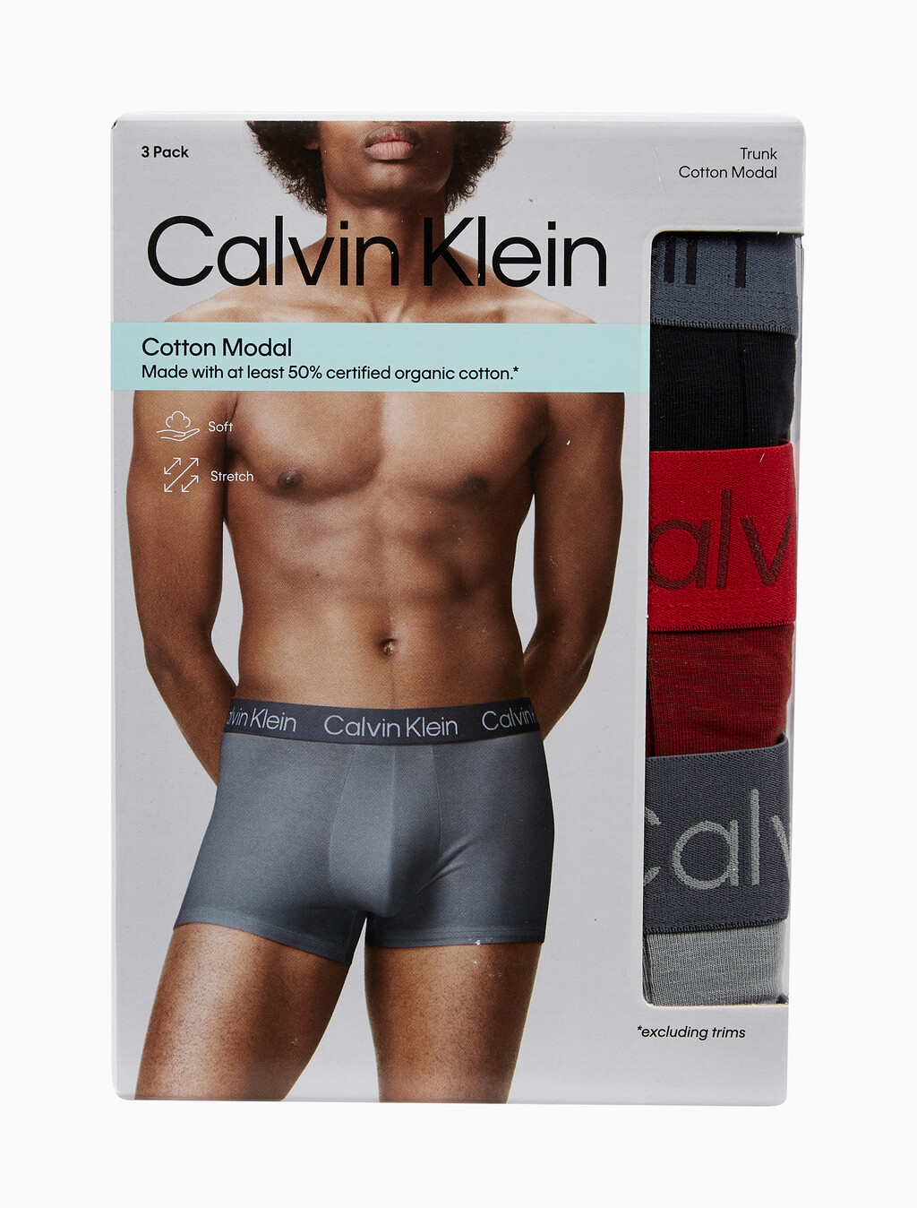 Buy 남성 모달 드로즈 3PK in color BLACK/RED/GREY