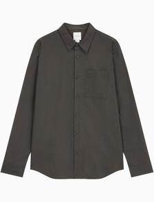 Buy 유니섹스 롱슬리브 코튼 나일론 혼방 셔츠 in color JUNIPER MIST