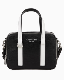 Buy 여성 CKJ 블락 사첼 크로스백 in color BLACK