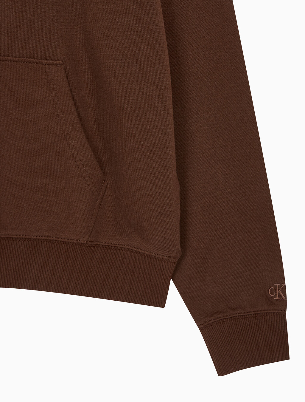 Buy 남성 롱슬리브 럭비 탑 in color DARK BROWN