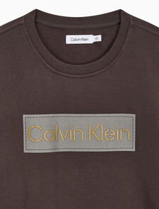 Buy 남성 롱슬리브 스텐실로고 테리 크루넥 스웻셔츠 in color DARK GREY