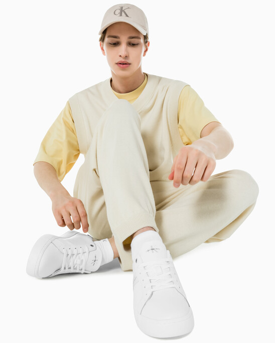남성 로마 클래식 컵솔 스니커즈