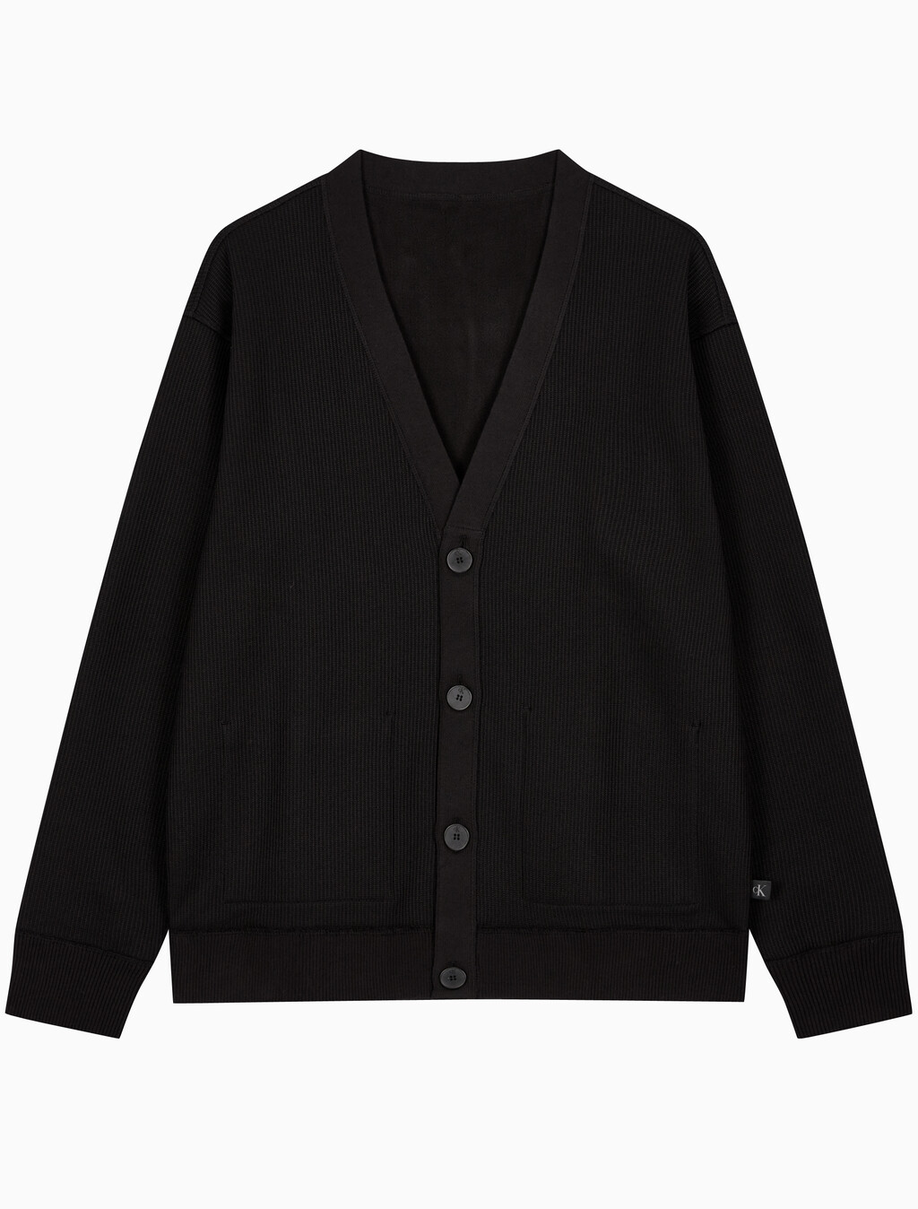 Buy 남성 프리미엄 리버서블 기모 가디건 in color CK BLACK